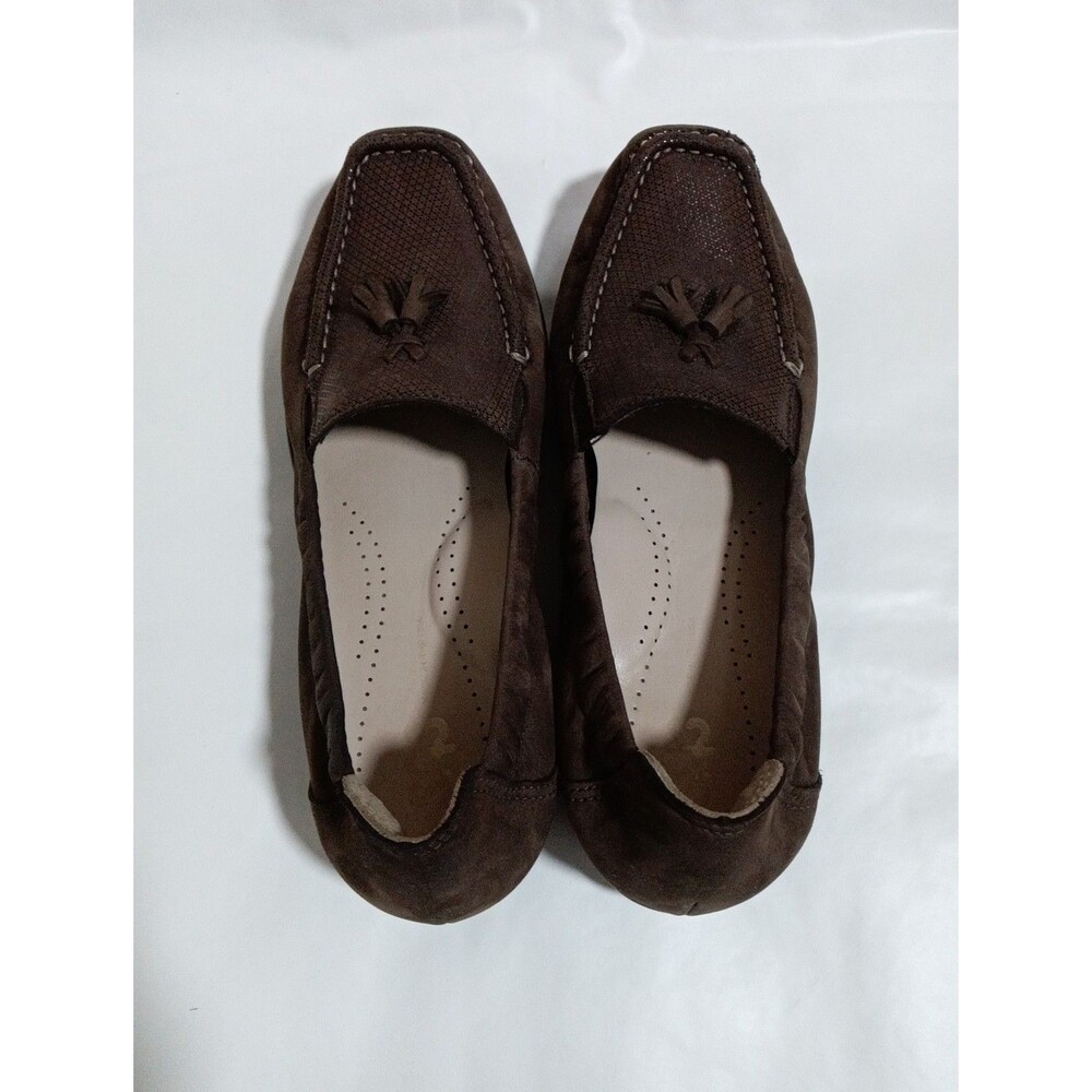 Women’s SAS Hope Slip On Brown Leather Tassel Comfort  Loafers 7.5 Shoe USA - Picture 7 of 14